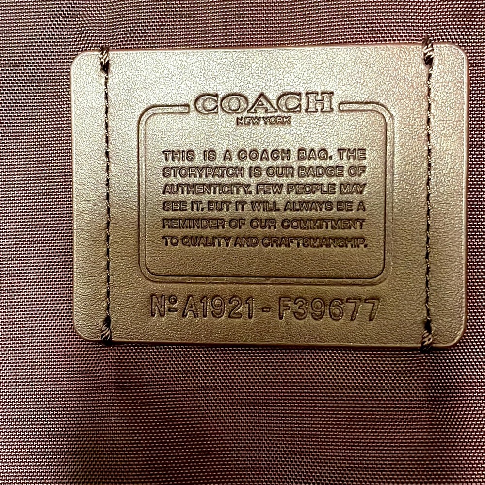 Coach black leather weekender bag - Picture 6 of 6
